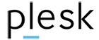Logo do Plesk, plataforma de gerenciamento de hospedagem web